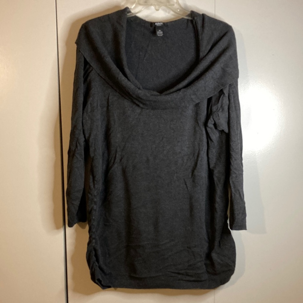 Alfani Grey Cowlneck Tunic Sweater, size 3X